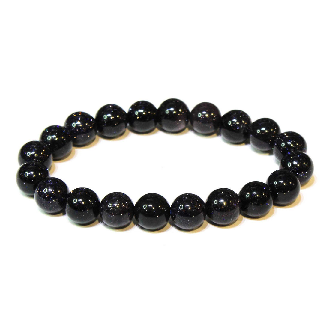 Blue Goldstone Stackable Bracelet - Sacred Crystals Bracelets