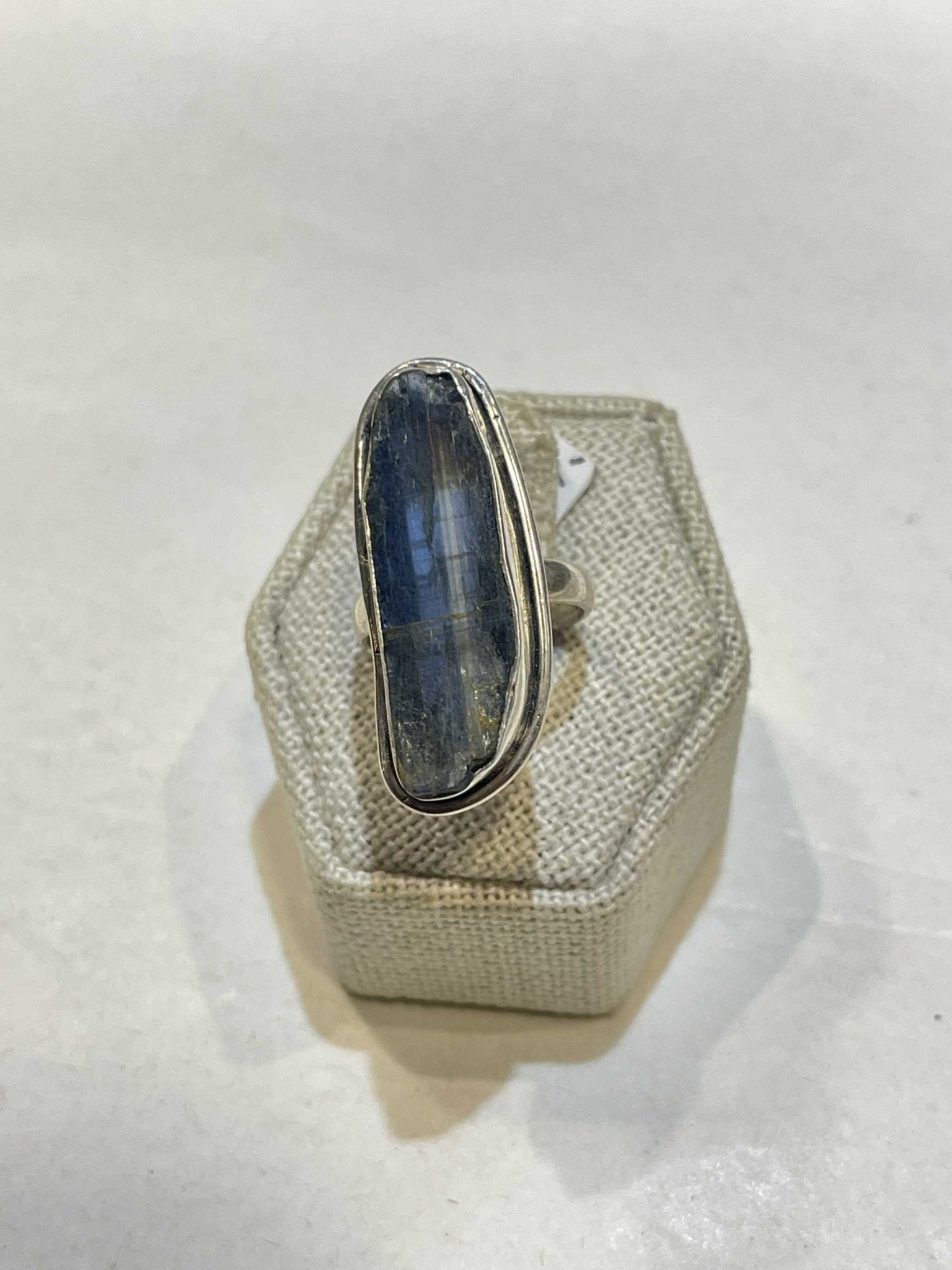 Blue Kyanite Ring Size 6- &quot;Journey&quot; - Sacred Crystals Rings