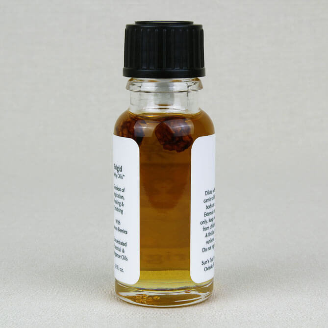 Brigid Oil — back label