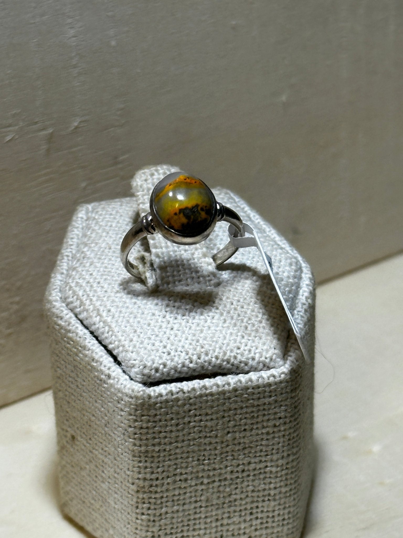 Bumblebee Jasper Ring Size 6 (02.3022) - Sacred Crystals Rings