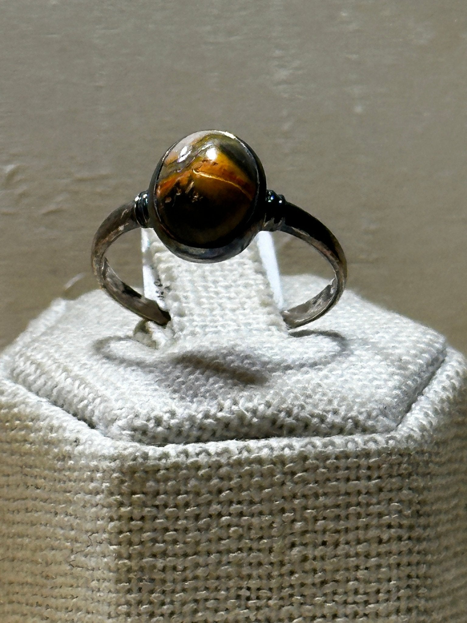 Bumblebee Jasper Ring Size 9 (02.3022) - Sacred Crystals Rings
