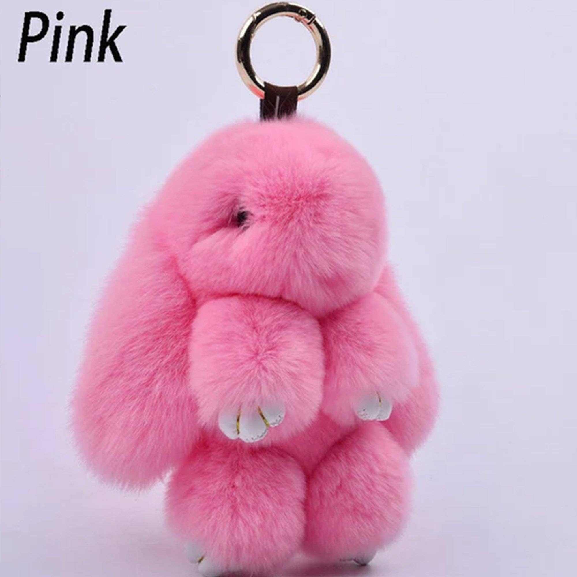 The Faux Fur Bunny Keychain 2