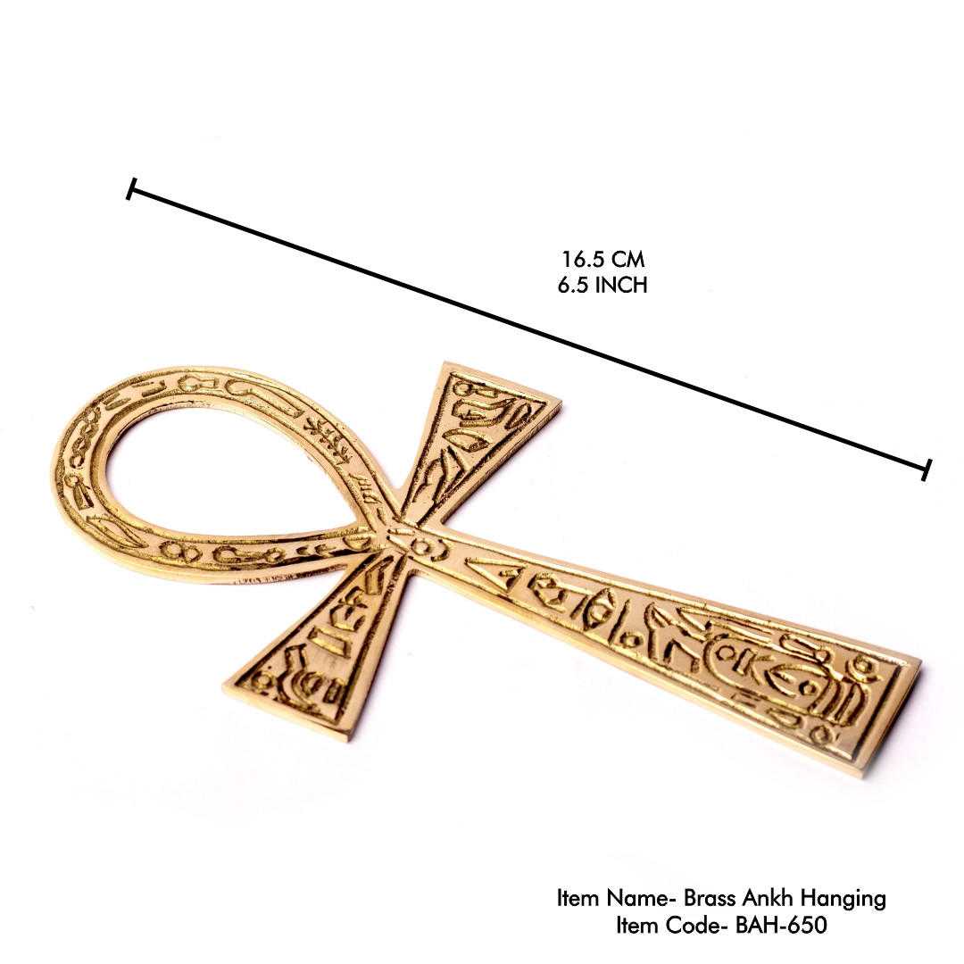 Brass Ankh 6.5"