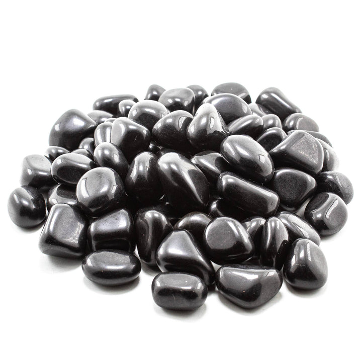 Black Onyx Tumbled Pocket Stone
