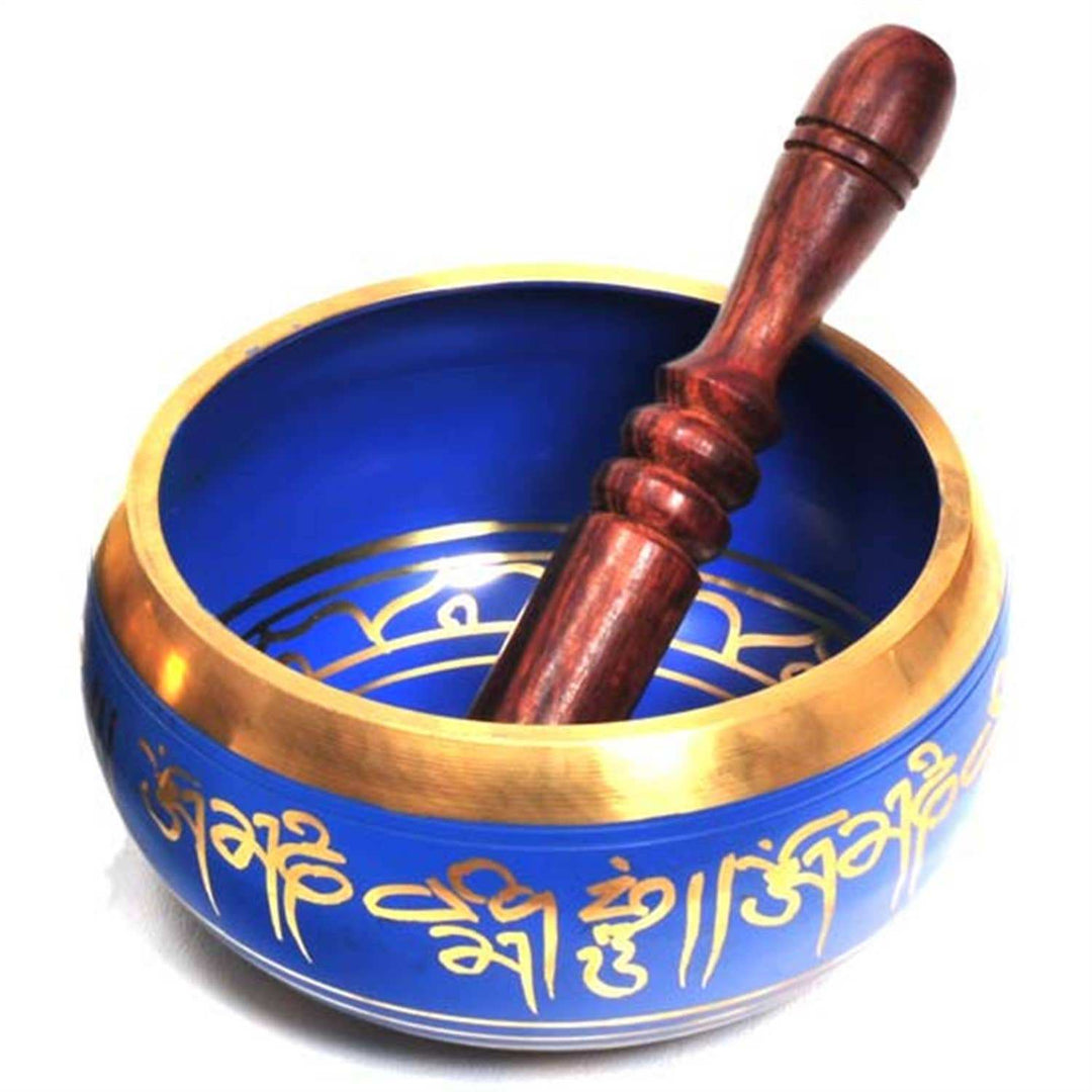 Singing Bowl Brass - Blue Tibet OM 5.5"