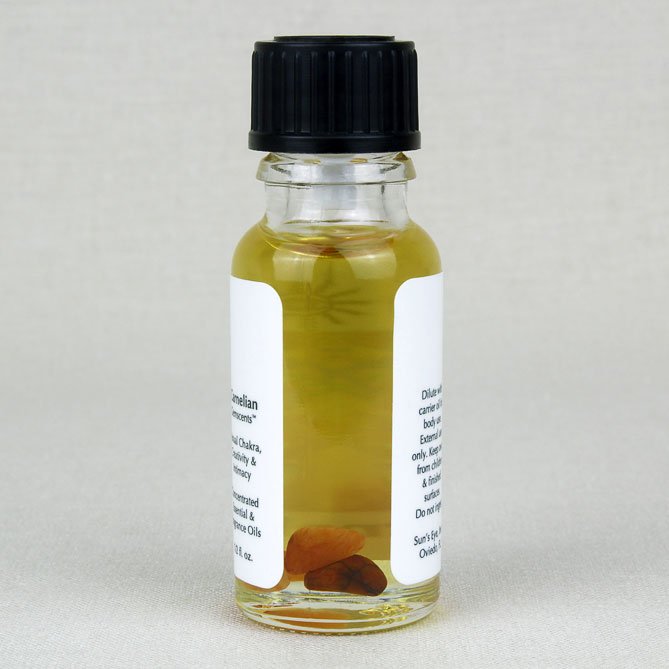Carnelian Oil — back label