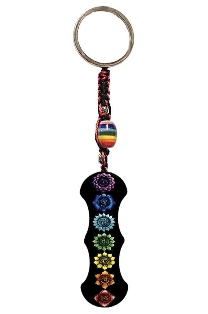 Chakra Key Chain Hand Crafted - Sacred Crystals Keychains