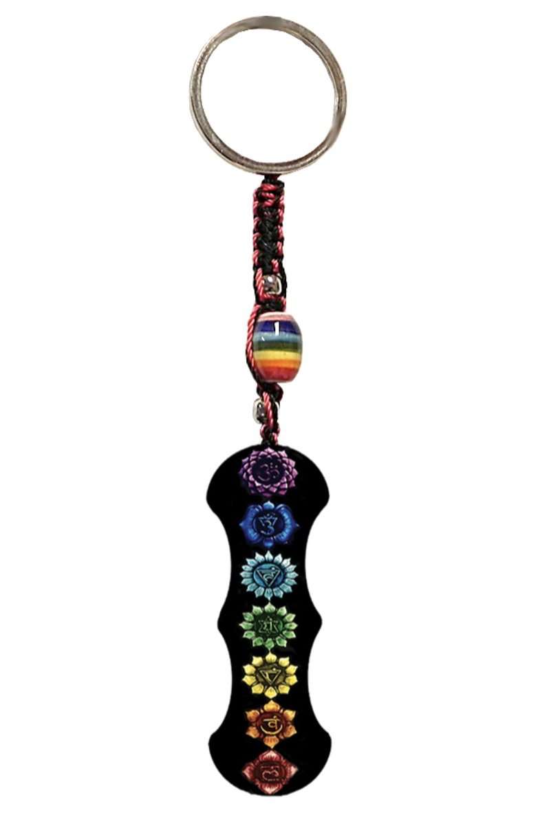 Chakra Key Chain Hand Crafted - Sacred Crystals Keychains