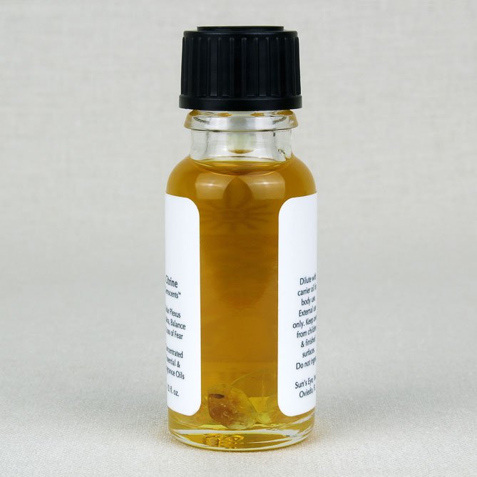Citrine Oil — back label