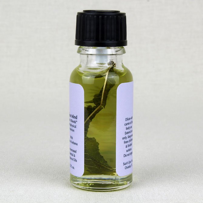 Clear Mind Oil — back label
