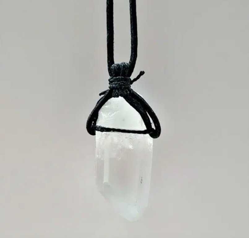 Clear Quartz Power Necklace - Sacred Crystals Chains and Necklaces