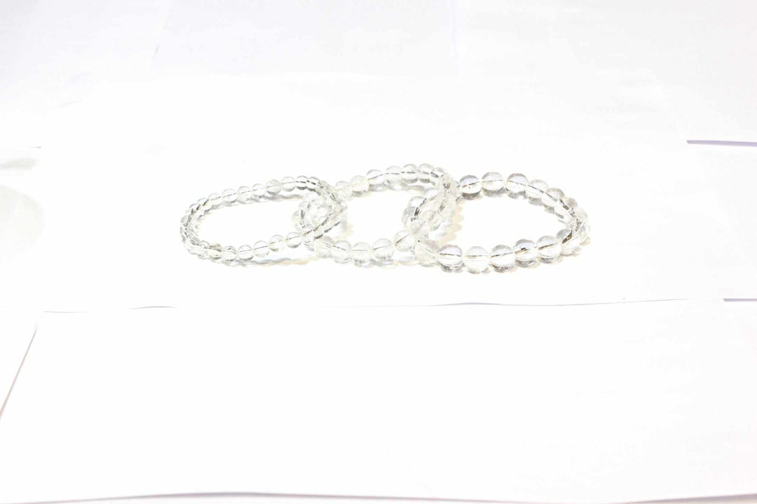 Clear Quartz Stackable Bracelet - Sacred Crystals Bracelets