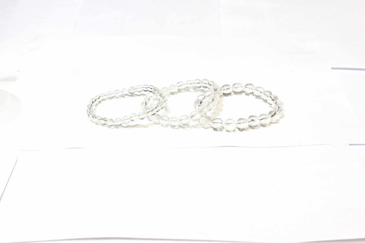 Clear Quartz Stackable Bracelet - Sacred Crystals Bracelets
