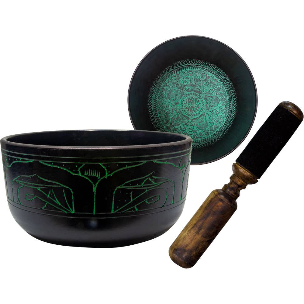 Five Dhyani Buddhas Singing Bowl - 6"