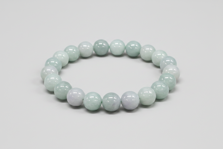 Burma Jade Jadeite Round Bead Bracelet 10mm - Ancient Harmony
