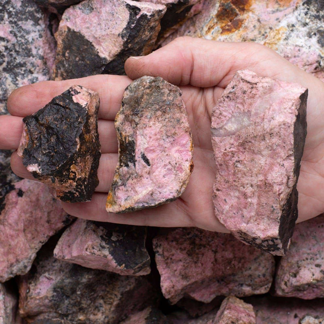Rough Peruvian Rhodonite Specimen