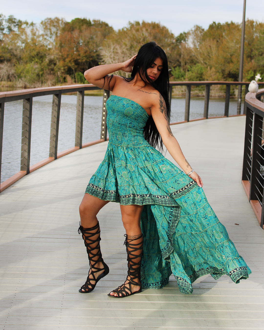 High Low Boho Summer Dress Assorted Colors