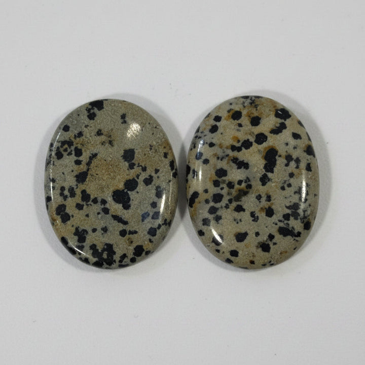 Dalmatian Jasper Comfort Stone - Sacred Crystals Tumbled Stones