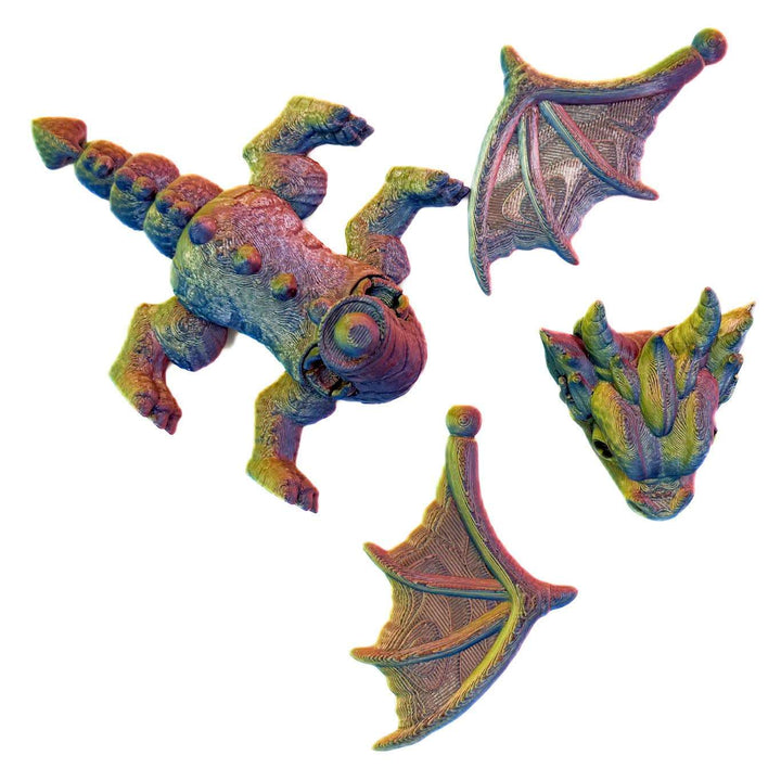 3D Printed Dragon Figure
