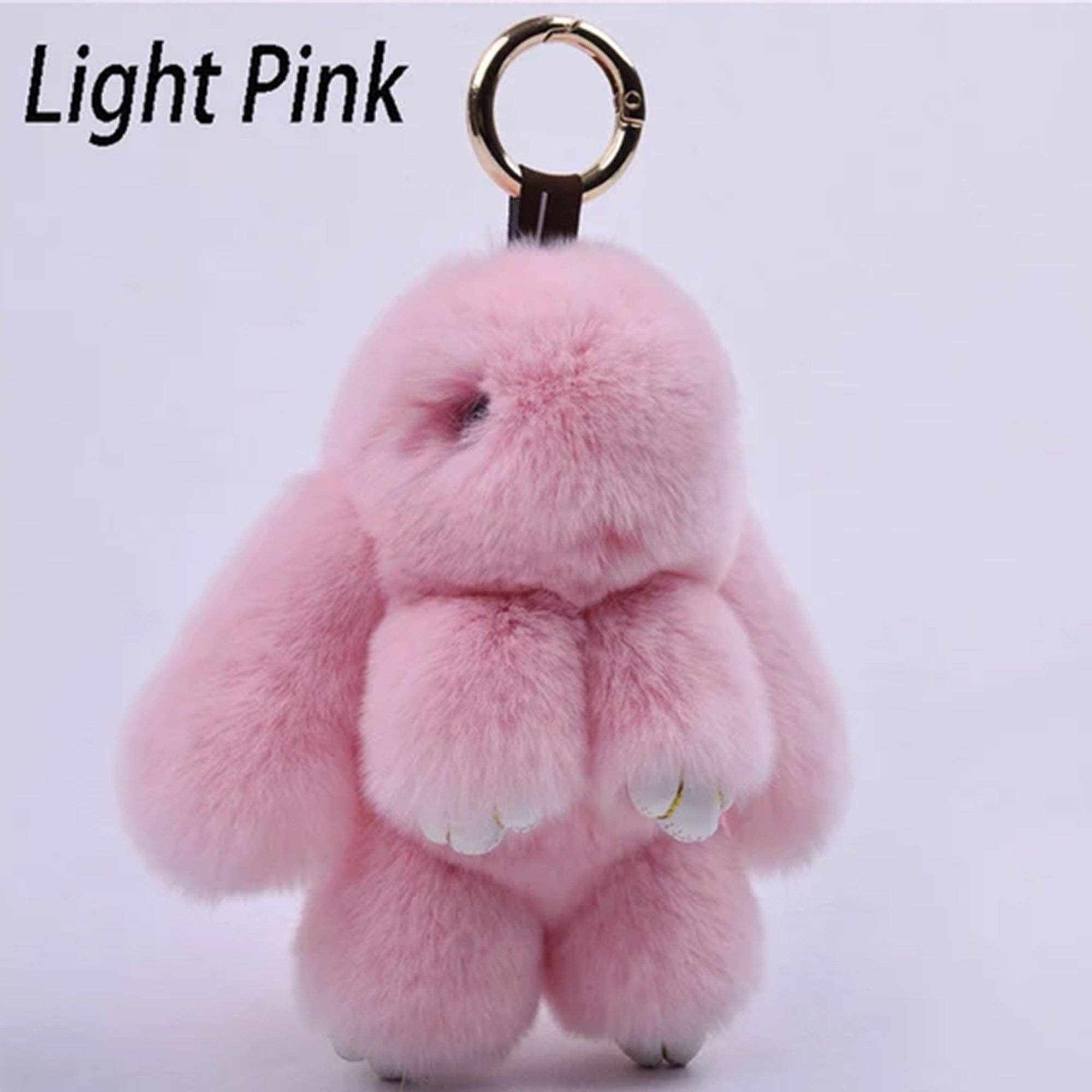 The Faux Fur Bunny Keychain 2