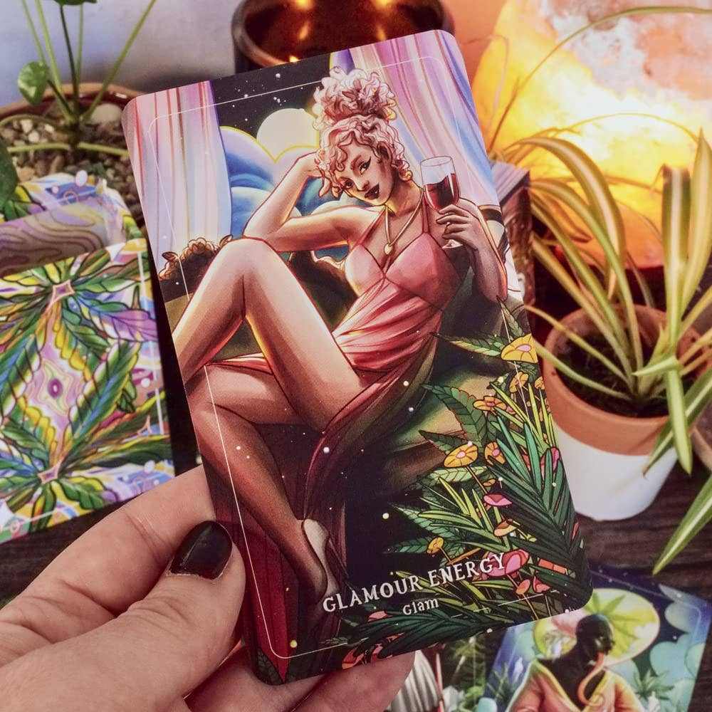 Deck - Metaphysical Cannabis Oracle Deck - Sacred Crystals Sacred Book Store