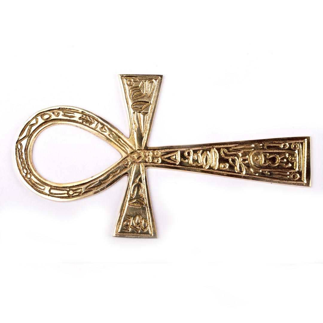 Brass Ankh 6.5"
