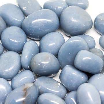 Angelite A Polished Tumbled Pocket Stone