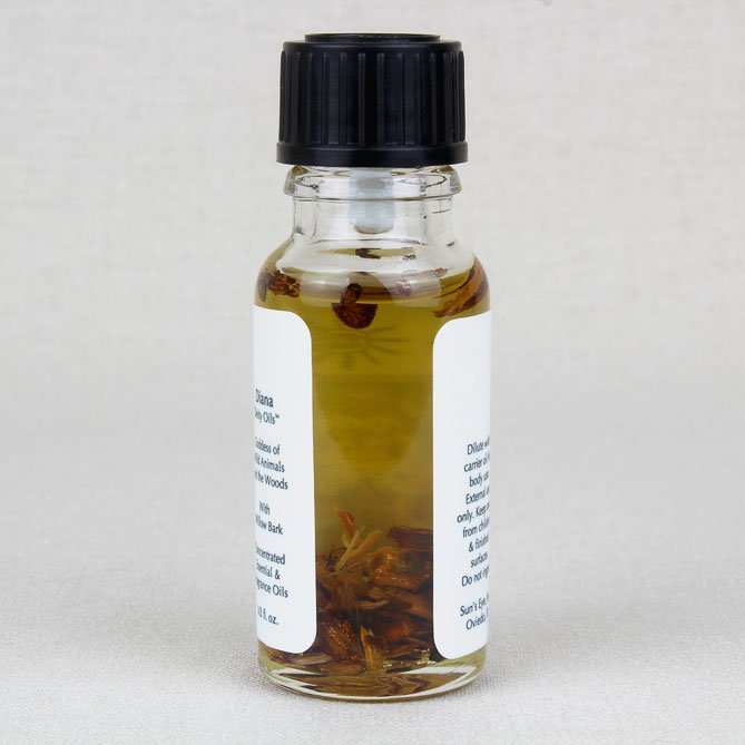 Diana Oil — back label