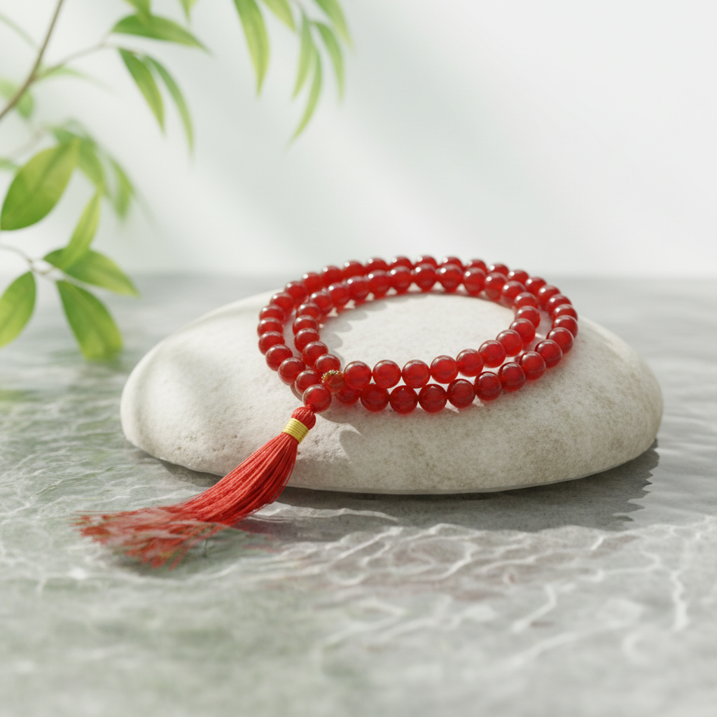 Carnelian Mala Necklace