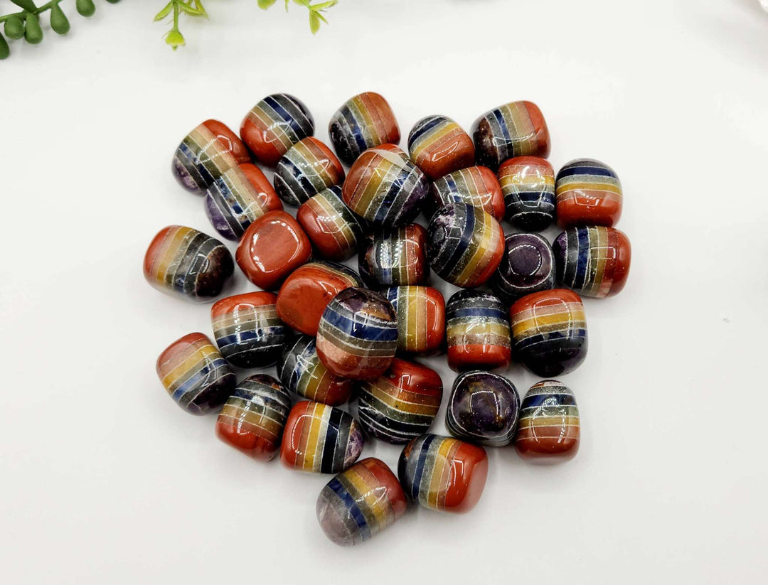 Seven Chakra Tumble Stone