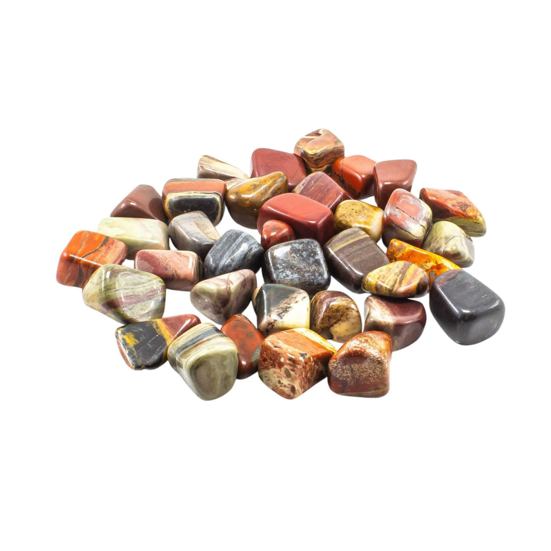 Poppy Jasper Tumbled Pocket Stone
