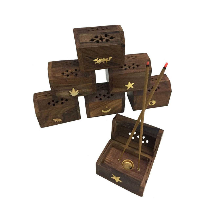 Wooden Coffin Box (Small)  CARVING