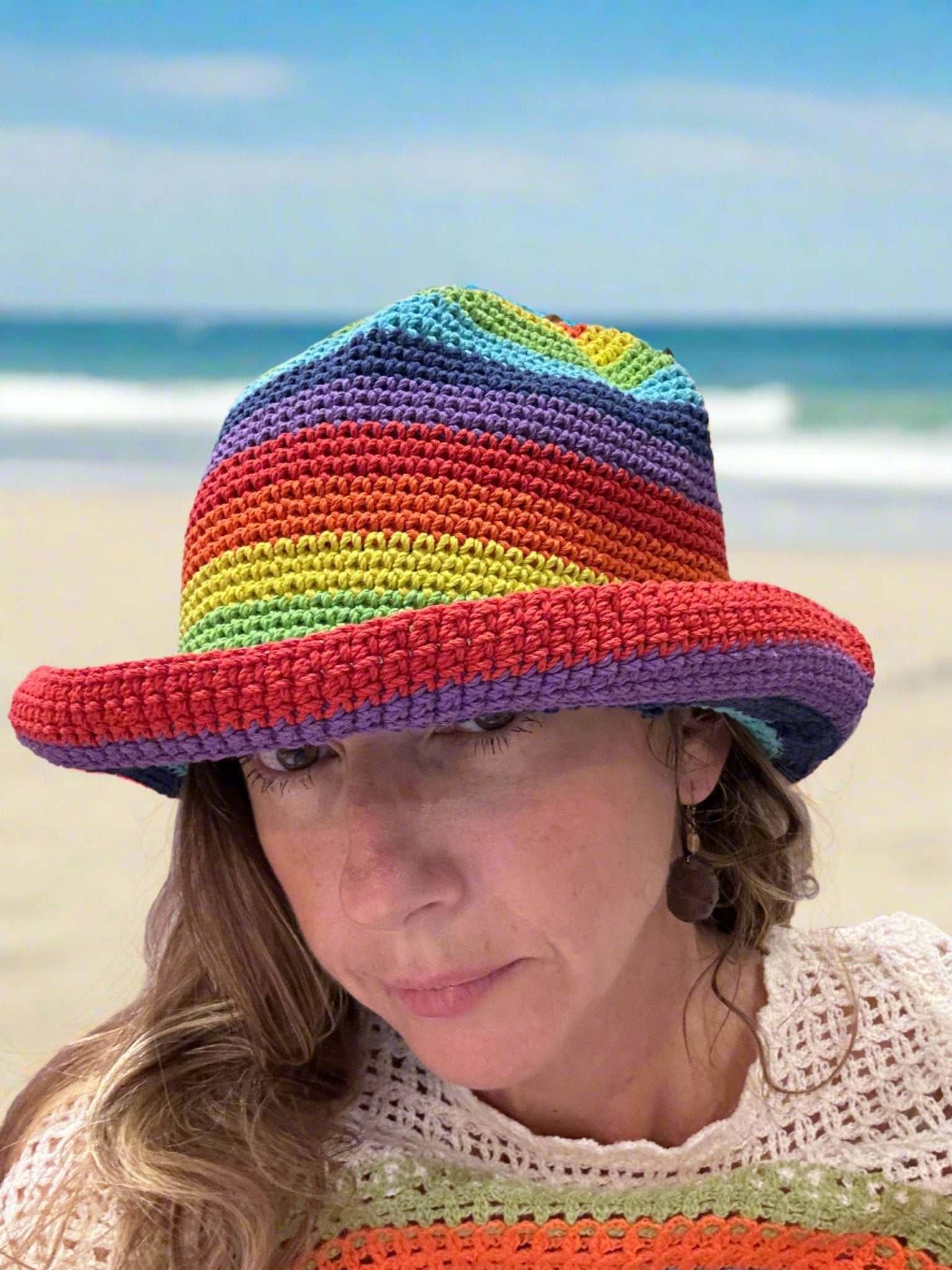 EI - Rainbow Pride Bucket Hat - Sacred Crystals Apparel