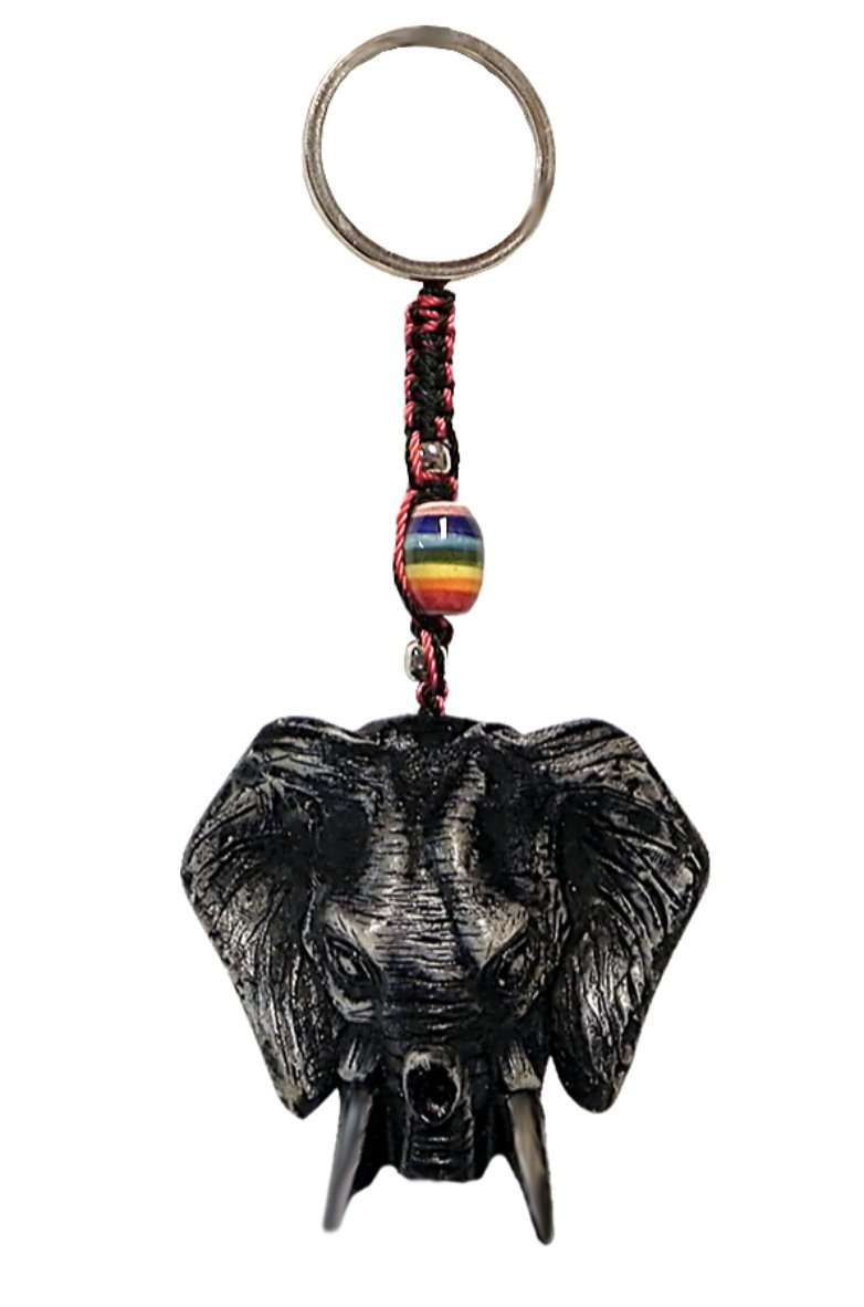 Elephant Key Chain Hand Crafted - Sacred Crystals Keychains