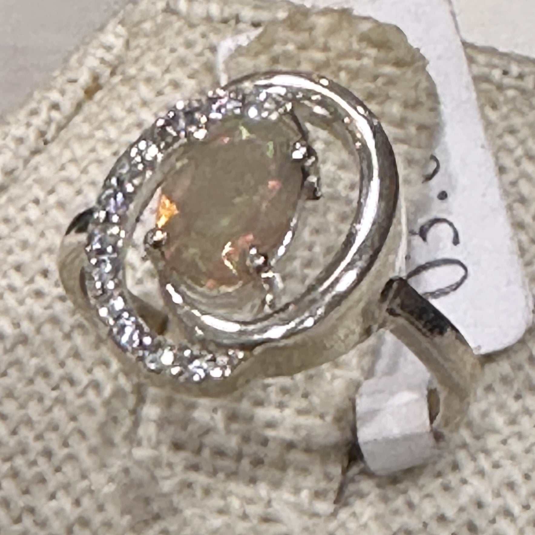 Ethiopian Opal Ring - 5 - Orbit - Sacred Crystals Rings