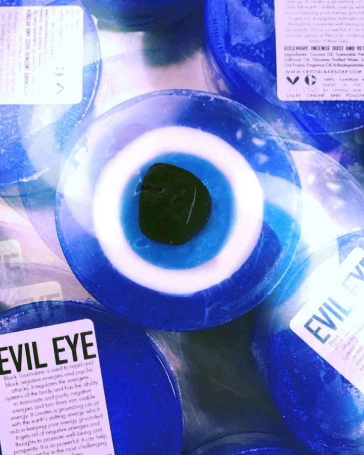 Evil eye – Crystal-infused bar soap