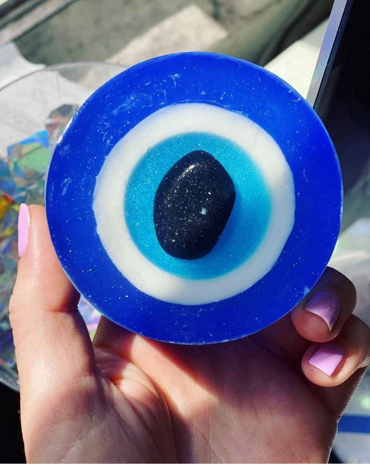 Evil eye – Crystal-infused bar soap