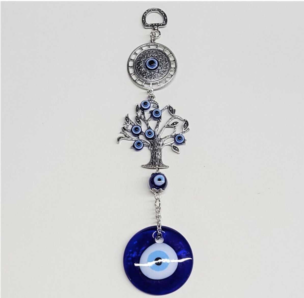 Evil Eye - Abundant Tree Hanging - Sacred Crystals Evil Eye