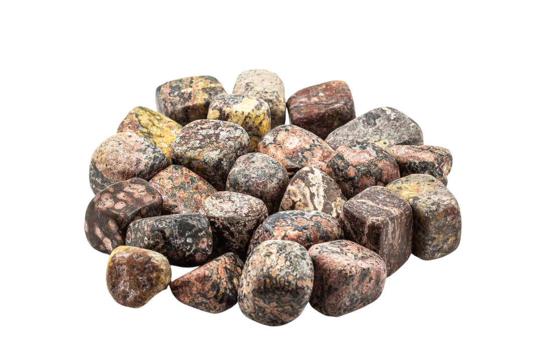 Leopard Skin Jasper Tumbled Pocket Stone