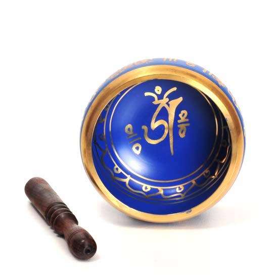 Singing Bowl Brass - Blue Tibet OM 5.5"