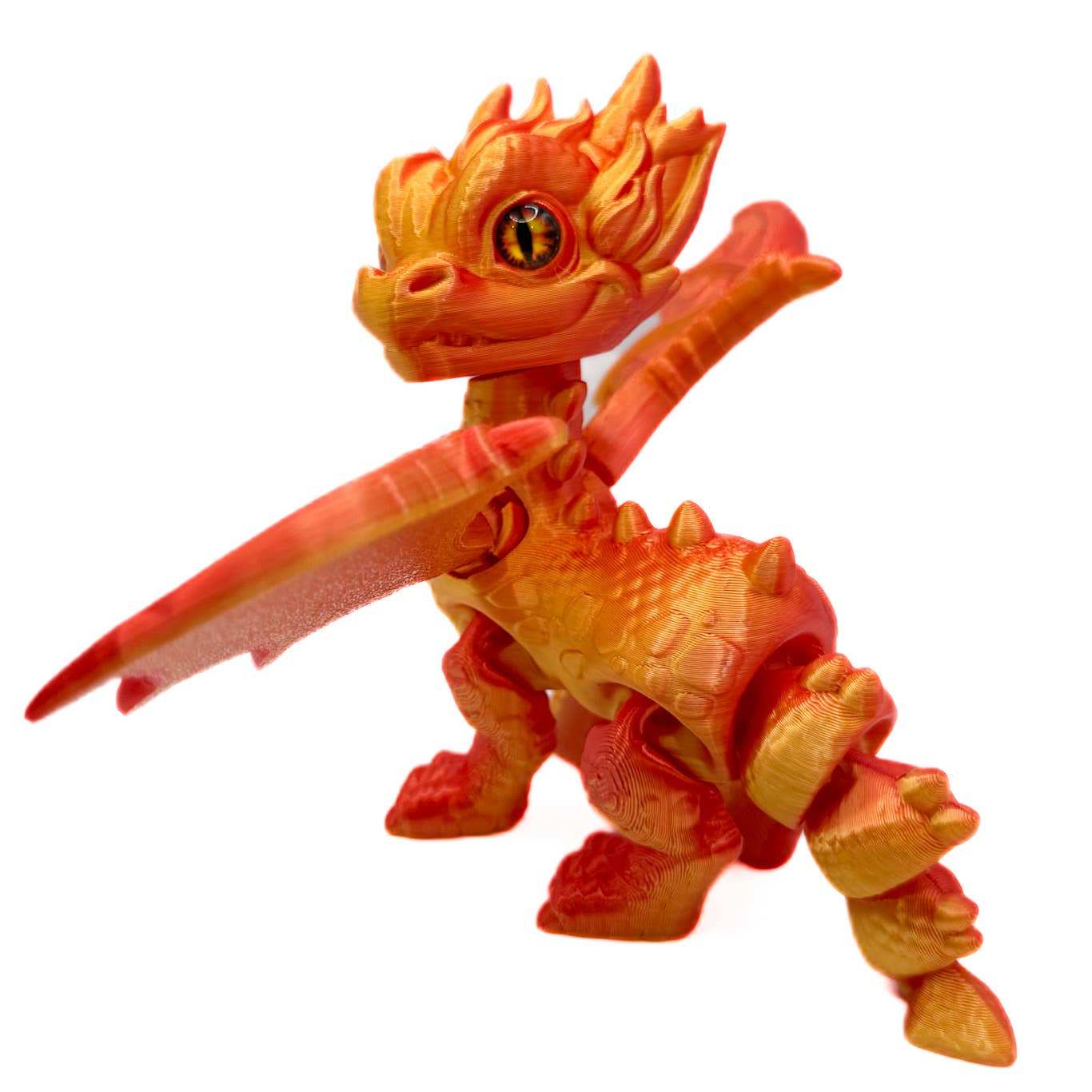 3D Printed Dragon Figure