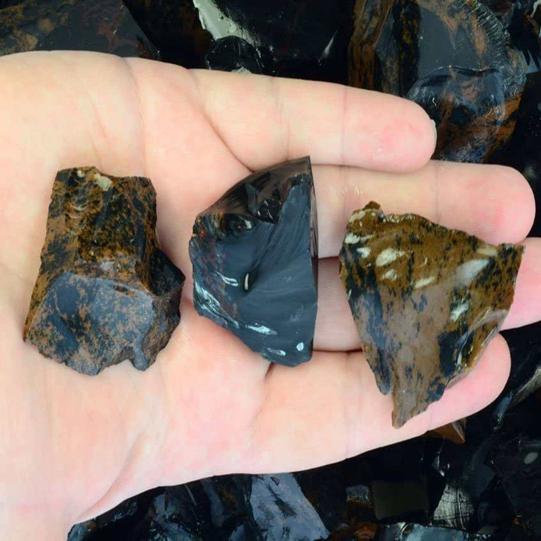 Rough Mexican Mahogany Obsidian