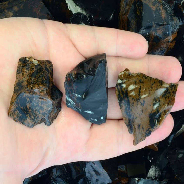 Rough Mexican Mahogany Obsidian