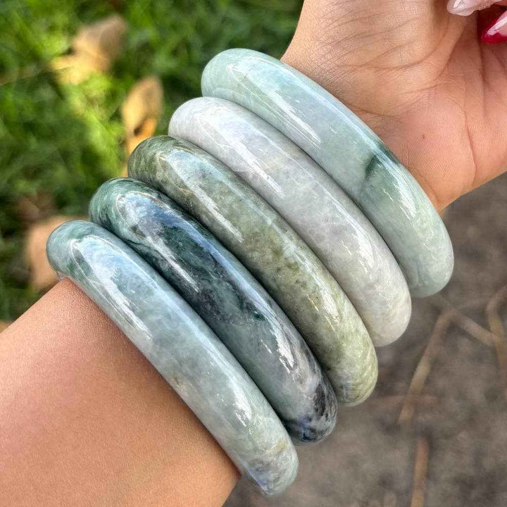 Burmese Jade Bangle - 14mm