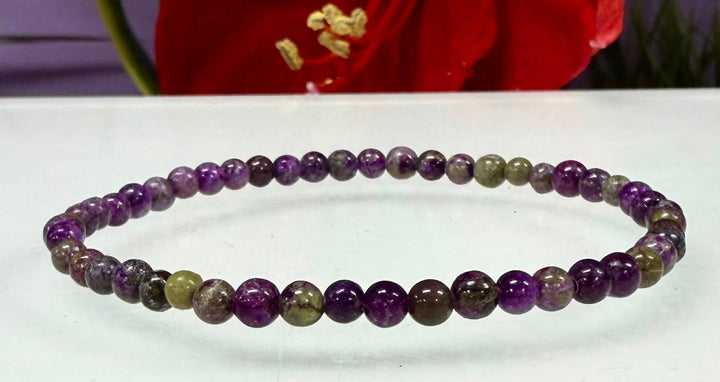 Atlantisite Round Bead Bracelet 4mm - Ancient Awakening