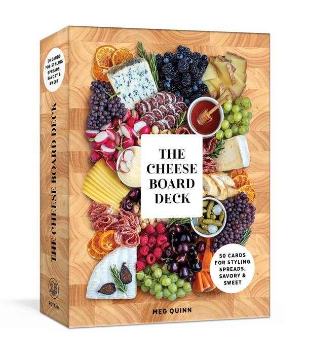 Cheese Board Deck by Meg Quinn featuring 50 styling ideas and vibrant photographs.