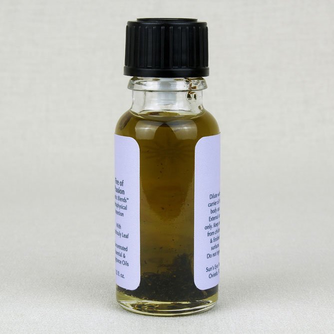 Fire of Passion Oil — back label