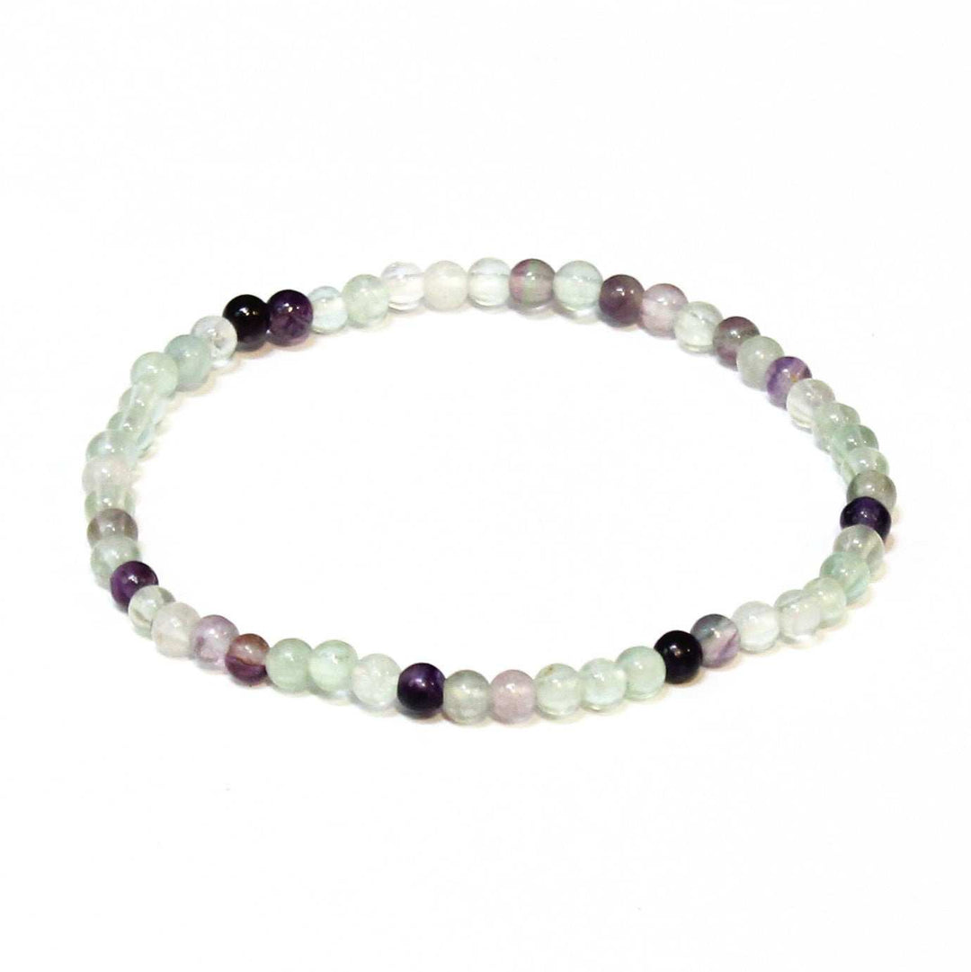 Fluorite Bracelet 4mm - Sacred Crystals Bracelets