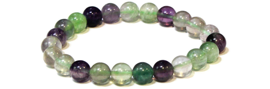 Fluorite Stackable Bracelet - Sacred Crystals Bracelets