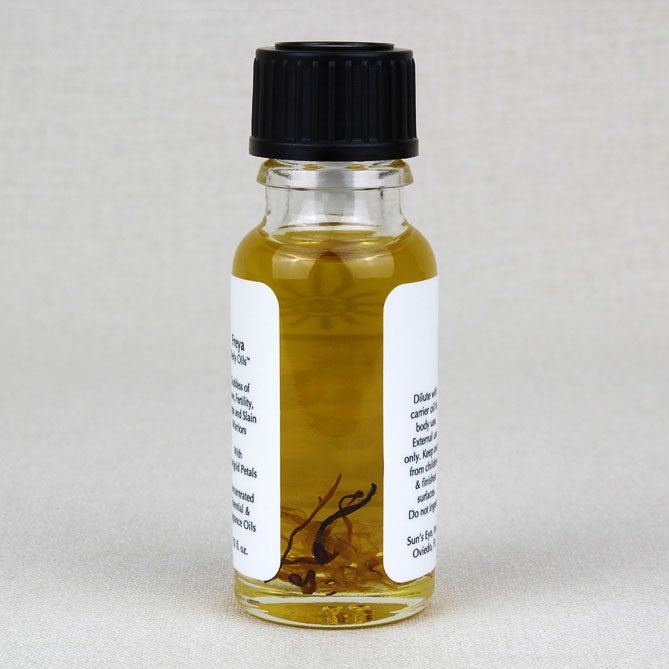 Freya Oil — back label